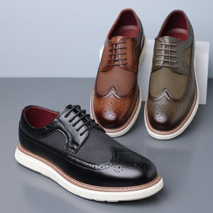 Mocassins pour hommes en cuir véritable respirant, best-seller 2025, automne/printemps/été, formels, élégants, décontractés, à enfiler, antidérapants - Product Image 2