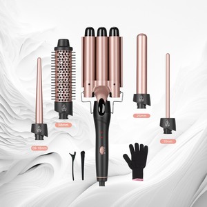 Rizador de Pelo Profesional 5 en 1 con Pantalla LED, Intercambiable, Directo de Fábrica OEM/ODM para <span class=keywords><strong>Kit</strong></span> de Maquillaje Profesional - Product Image 1