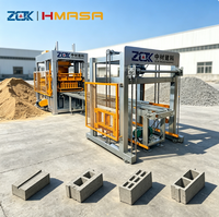 Machine automatique de fabrication de briques en béton avec pression hydraulique pour briques de construction pleines et creuses - Économie d'énergie