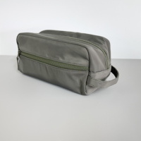 Trousse de Toilette Imperméable en Nylon Grande Capacité avec Fermeture Éclair pour Voyage d'Affaires et Salle de Sport