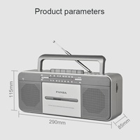 Vente en gros de magnétophones classiques vintage transparents personnalisés, lecteurs de cassettes portables, radios AM/FM, lecteurs de cassettes MP3 Hi-Fi