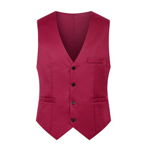 <span class=keywords><strong>Gilet</strong></span> de <span class=keywords><strong>Costume</strong></span> Classique Uni Col V pour <span class=keywords><strong>Homme</strong></span> – <span class=keywords><strong>Gilet</strong></span> Habillé Ajustable au Dos, Infroissable, Idéal pour les Affaires - Product Image 4