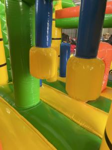 Nouveau château gonflable de <span class=keywords><strong>jungle</strong></span> amusant, trampoline en PVC, parc de jeux gonflables pour enfants, qualité commerciale, certifié CE, toboggan pour 10 personnes - Product Image 6