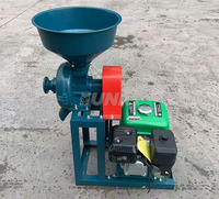 Vente directe d'usine, machine à moudre la farine agricole, machine à moudre la farine, machine à pulper avec moteur à essence
