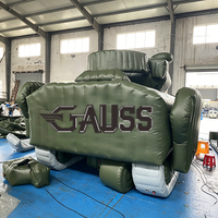 Véhicule de défense aérienne M2 gonflable camouflage sur mesure 1:1, simulation réaliste, pour entraînement, exercice et tournage
