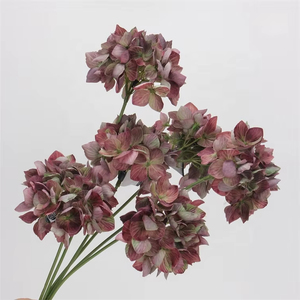 عالية الجودة الحرير الكوبية الزهور الأزرق الكوبية ترتيب الزهور الاصطناعية لحفلات الزفاف المنزل المركزية الزينة - Product Image 3