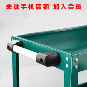 Carrito de herramientas Tuosen de tres niveles con caja para piezas, 655 mm de ancho, para almacenamiento en taller - Product Image 5