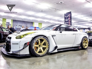 Kit corpo largo FRP in fibra di vetro stile Rocket Bunny per <span class=keywords><strong>Nissan</strong></span> <span class=keywords><strong>GTR</strong></span> R35 2008-2016 - Product Image 6