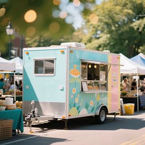 2025 <b>Mobile</b> Trucks /<b>Mobile</b> At Wholesale Prices Ice Cream Food Truck Trailer With Full <b>Kitchen</b> Equipped - Product Image 6