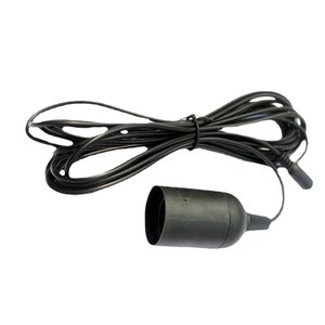 E27 Lamp Holder 5M Cable 12V DC Plug Solar Charging Light <b>Socket</b> Bulb Base Plastic <b>Screw</b> Type - Product Image 5