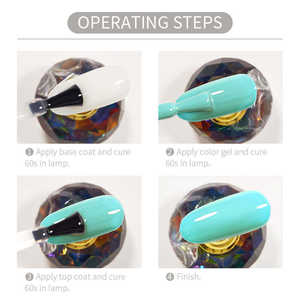 Marque privée BOZLIN 10ml 48 couleurs <span class=keywords><strong>semi</strong></span>-<span class=keywords><strong>permanent</strong></span> Soak Off <span class=keywords><strong>UV</strong></span> Nail Gel Polish Kit avec <span class=keywords><strong>lampe</strong></span> <span class=keywords><strong>UV</strong></span> - Product Image 3