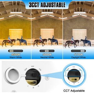 Luminaire linéaire LED industriel pour entrepôt et terrain de badminton, 80W - 500W, éclairage utilitaire à haut rendement - Product Image 5