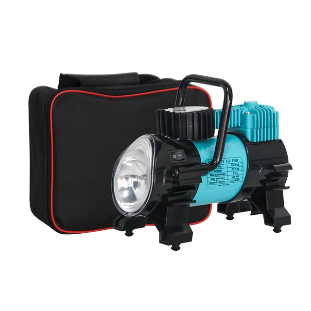 Single Cylinder Heavy Duty Tire Inflator DC 12v Car Tire Inflator Pump 150psi Auto Metal Digital Tire Inflator With Led Light