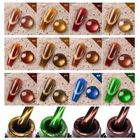 15ml UV Gel Vernis À Ongles Rouge Sans HEMA Magnétique Liquide Cat Eye Design LED pour DIY Eau Lumière Chat Magnétique Cat Eye Gel Polish