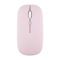 Souris sans fil BT mini ultra-fine optique LED silencieuse à piles pour ordinateur portable/PC, usage étudiant et bureautique