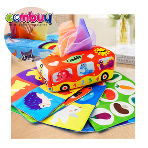 Caja <span class=keywords><strong>de</strong></span> pañuelos desgarrable suave para bebés, modelo <span class=keywords><strong>de</strong></span> autobús, juegos <span class=keywords><strong>de</strong></span> juguetes <span class=keywords><strong>de</strong></span> aprendizaje temprano para bebés - Product Image 1