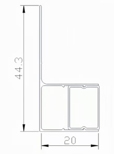 Profil Logam Pintu Bentuk U dari Paduan Aluminium Modern 6063 0.6-0.8mm Tahan Lama Dukungan Teknis Online Pengembalian Penggantian Dekorasi - Product Image 5