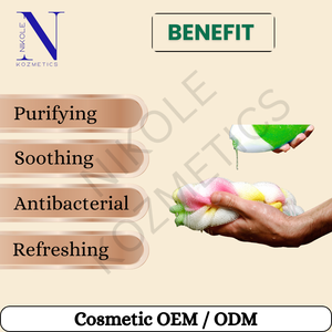 Gel Douche Herbal au Neem et au Tulsi – Nettoyant Corporel Quotidien Doux et Rafraîchissant pour une Peau Douce, Lisse et Saine - Product Image 3