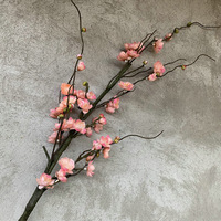 Retro Cina gaya dekorasi rumah bunga wintersweet pohon bunga plum mekar dekorasi Natal