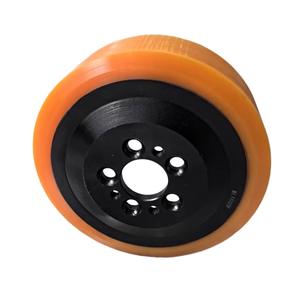 中国工場LINDET20耐久性産業用PUフォークリフト駆動ホイール - Product Image 3