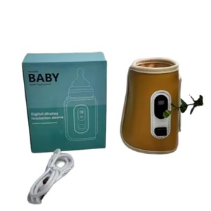 Calentador de Biberones Portátil de Temperatura Constante, Calentador de Leche USB de Cuero para Viajes, para Bebés - Product Image 2