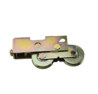 Ensemble de rouleaux à roulement à billes en acier pour portes et fenêtres coulissantes