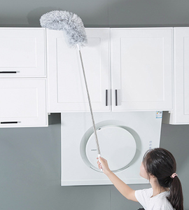 Cổ điển nhà thép không gỉ xử lý kính thiên văn sợi nhỏ lông Khăn lau bụi mở rộng cho xe nhà làm sạch <span class=keywords><strong>PP</strong></span> Khăn lau bụi Bộ sưu tập - Product Image 5