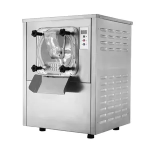 Máquina comercial de escritorio para hacer helados duros, máquina para hacer helados congelados, congelador por lotes de sobremesa, 220V, 20L/H, 1400W