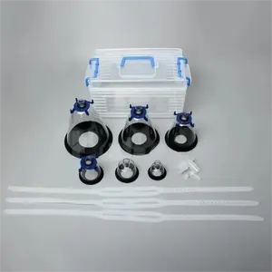 Maschera per anestesia veterinaria maschera per animali in Pvc animale cane gatto maschere per rianimatori manuali attrezzatura veterinaria - Product Image 4