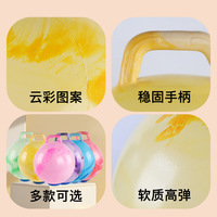 Ballon gonflable de saut avec poignée en plastique, jouet de saut Hippity Hop, unisexe, pour tous les âges, vente en gros