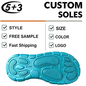 Semelle de chaussure de sport en EVA texturée 3D ultralégère, antidérapante, avec motif topographique, fabrication sur mesure - Product Image 1
