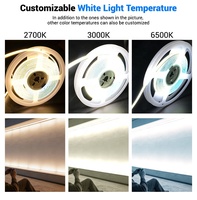 Nouvelle bande lumineuse LED COB découpable en gros Ultra brillante pour salon chambre cuisine Fabricant sur mesure