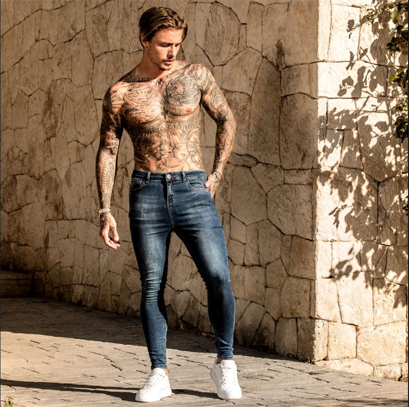 Shop Our Stylish Men's Skinny Jeans One Blank Korean Jeans