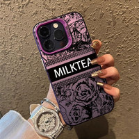 Overlord Tea Princess Marque à la mode Étuis de téléphone portable en TPU Couverture complète pour Apple 15 Pro Max 14/13/12 Cross-border XR Feel