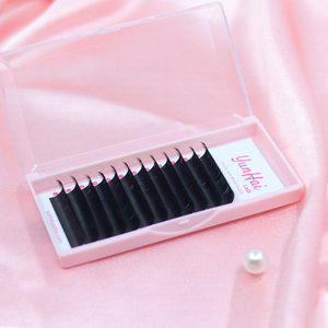 Yunhai Cachemire Lash Extension Plateaux De Marque Privée Volume Russe Extensions De Cils <span class=keywords><strong>Velours</strong></span> De Soie <span class=keywords><strong>Velours</strong></span> Foncé Extensions De Cils - Product Image 3