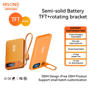 Chargeur sans fil magnétique LC43 avec écran TFT et support pliable, charge rapide PD 15W 20W, 5000mAh 10000mAh, personnalisable - Product Image 5