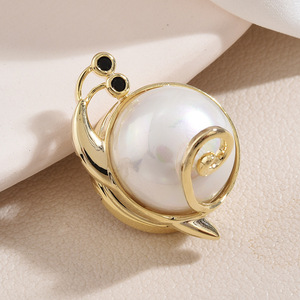 Trâm Cài Nhỏ Nam Châm Hình Ốc Sên Dễ Thương Ghim Cài Nút Không Đường May Khí Chất Đơn Giản Thời Trang Cá Tính Sáng Tạo - Product Image 1