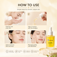 Özel Marka Anti-Aging Esans Yağı 30ml Altın Yüz Yağı Hafif Yağsız Besleyici Işıltılı Parlaklık Damlalıklı Serum