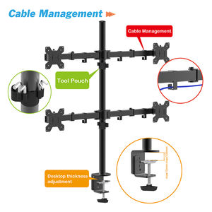 Chartmount ขาตั้งมอนิเตอร์4จอคอมพิวเตอร์แบบหมุนได้360องศาสำหรับ4ชิ้น - Product Image 4