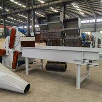 Broyeur de bois multifonction, déchiqueteur de bûches, broyeur de branches, machine de recyclage des déchets de bois à haute capacité 3T/h pour la production de sciure