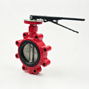 Vannes à levier en fonte ductile haute performance avec disque en caoutchouc EPDM, PTFE, PFA et disque en acier inoxydable CF8 - Product Image 3