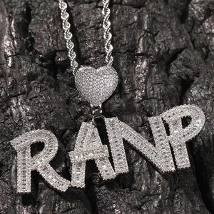 Collar con Colgante de <span class=keywords><strong>Letra</strong></span> Única del Alfabeto, Estilo Cursivo, con Incrustaciones de Circonitas, Diseño de Corazón - Product Image 5