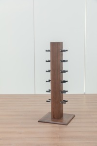 Support de Rangement pour Haltères en Bois Massif Feelgala, Durable et Non Pliable, pour 6 Paires, Équipement de Musculation et de Fitness à Domicile - Product Image 2
