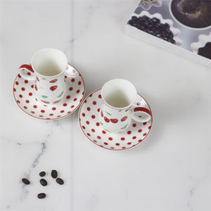 LEXI 2020 Nuovi Alla Moda <span class=keywords><strong>Turco</strong></span> Tazza di Tè Piattino In Ceramica Set Tazza di Caffè E Piattino Per Il Tè del Pomeriggio, Del Partito, celebrazione - Product Image 4