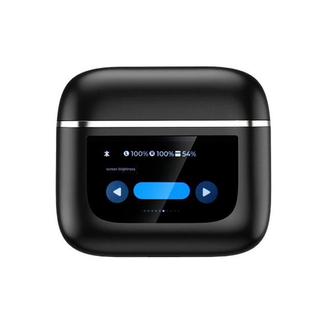 Hot Selling V8 ANC Business Headset with LCD Touch Screen BT Technology Waterproof Digital Display Battery Indicator JL Chipset