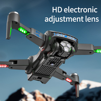 Caméra DWI Dowellin Rc Drone 4k, Airdrop, moteur sans balais, roulement 3D, quadrirotor télécommandé pliable pour enfants et débutants