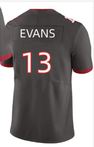 2025 Groothandel Beste Kwaliteit Nieuwe Draft American Football Jersey Tmmmpa # 6 # 12 # 13 Bay Team Naam Ademend Eigenschap - Product Image 2