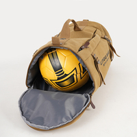 Sac de sport et de voyage unisexe grande capacité pour la randonnée en plein air, la gym et le yoga, en toile de coton, style seau, décontracté, mode et rétro