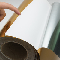 Papier aluminium, papier aluminisé, autocollant personnalisé avec logo pour l'étiquetage des produits de marque