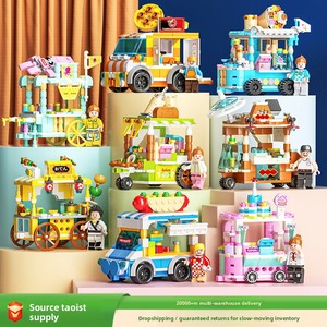 Mini Carrito de Aperitivos, Bloques de Construcción, Juguete de Rompecabezas para Armar, Juego Educativo de Construcción, Alivio del Estrés, Desarrollo Cerebral para Niños - Product Image 3